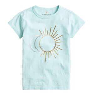 CREWCUTS Girls sequin sun and moon T-shirt
